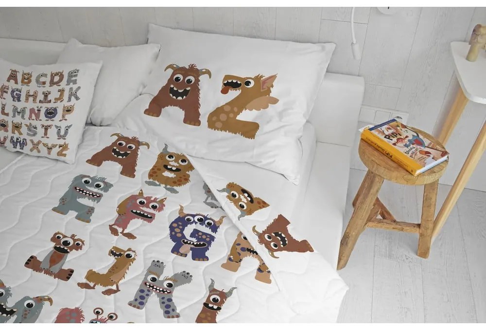 Pamut-szatén steppelt takaró és párnahuzat szett 140x200 cm – Butter Kings