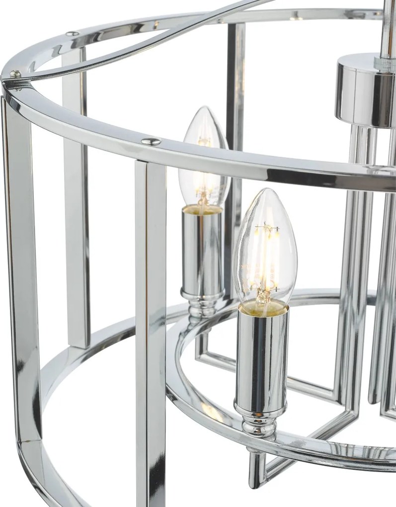 Dar Lighting klasszikus csillár myka csiszolt króm darmyk0450