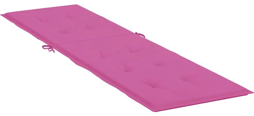 rózsaszín oxford-szövet teraszágypárna