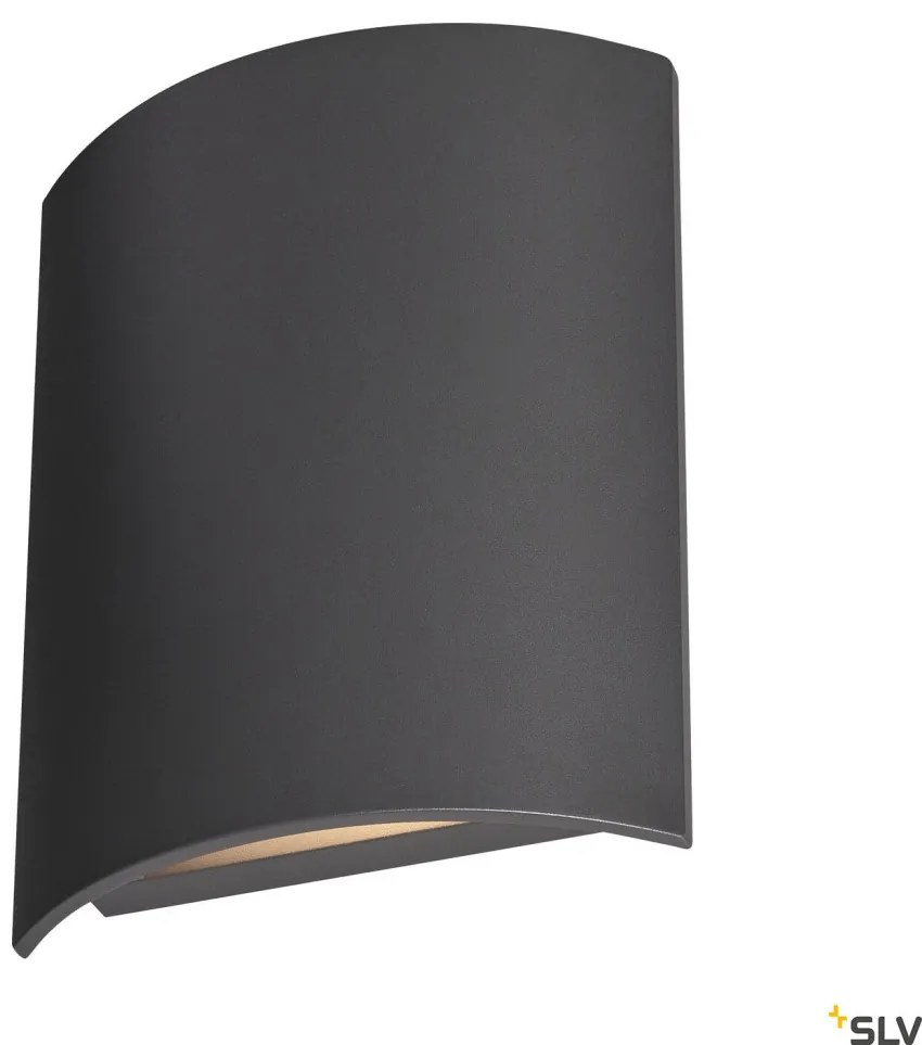SLV 1002605 LED SAIL Modern Kültéri Fali Lámpa Antracit LED IP44