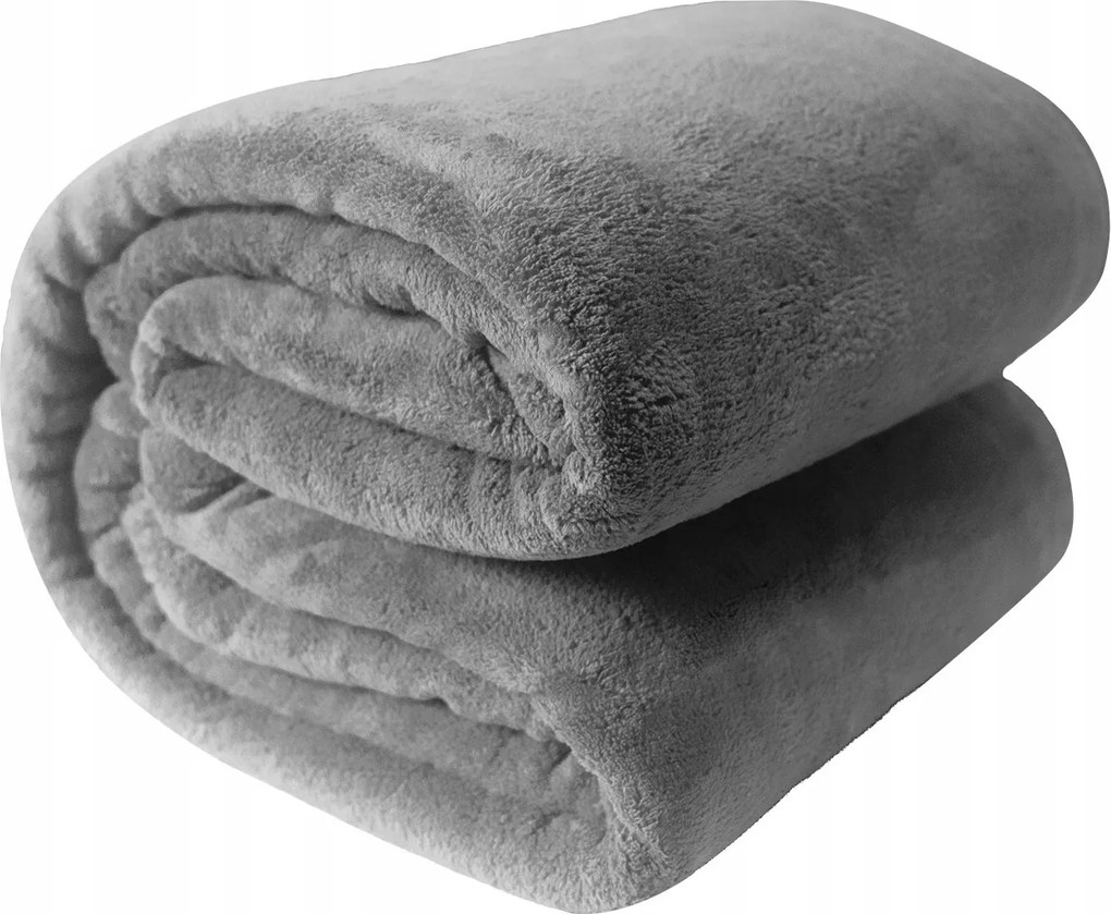 Puha takaró pléd ágytakaró 200x220 cm szürke különböző színek dekoratív ajándék