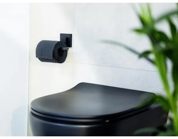 WENKO 71447800 - VACUUM-LOC QUADRO ED WC-papír tartó 14x11 cm fekete