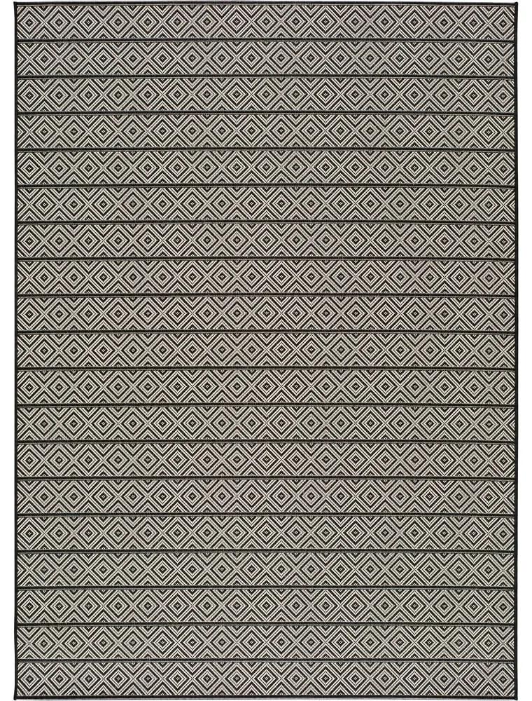 Tokio Stripe sötétszürke kültéri szőnyeg, 80 x 150 cm - Universal