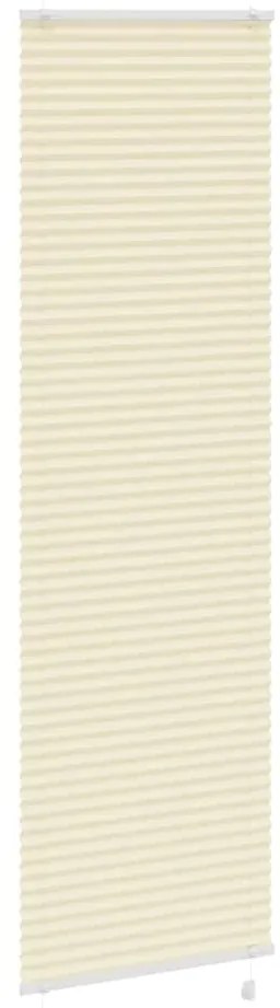 pliszírozott redőny krém 65x200 cm szövetszélesség 64,4 cm