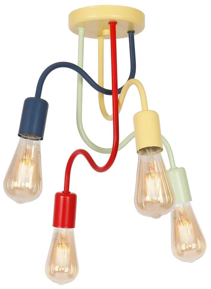 Luminex Gyerek csillár DOW 4xE27/60W/230V LU7673
