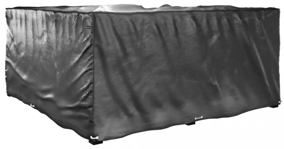2 db L-alakú kerti bútorhuzat 16 fűzőlyukkal 215x215x90 cm