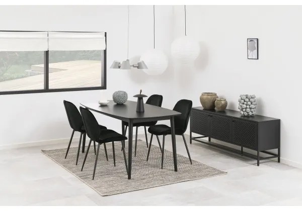 Seth evőeszköztartó fekete