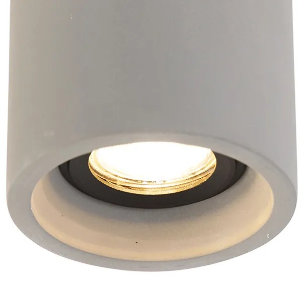 Okos kerek mennyezeti spotlámpa betonból, WiFi-vel GU10 - Deep