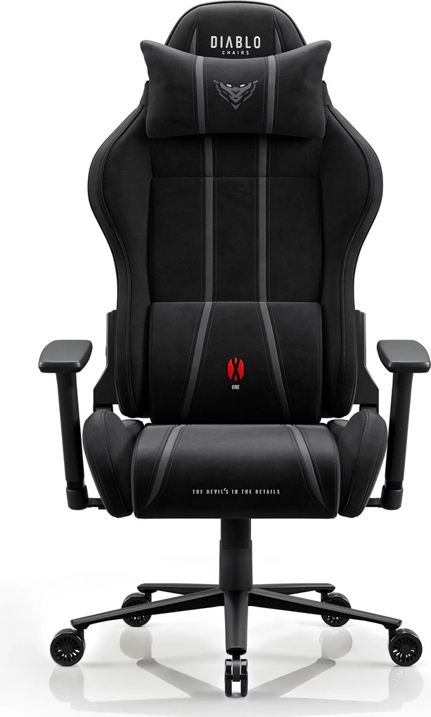 Gamer szék szövet fekete King Size: Diablo X-One 2.0 Burned Black