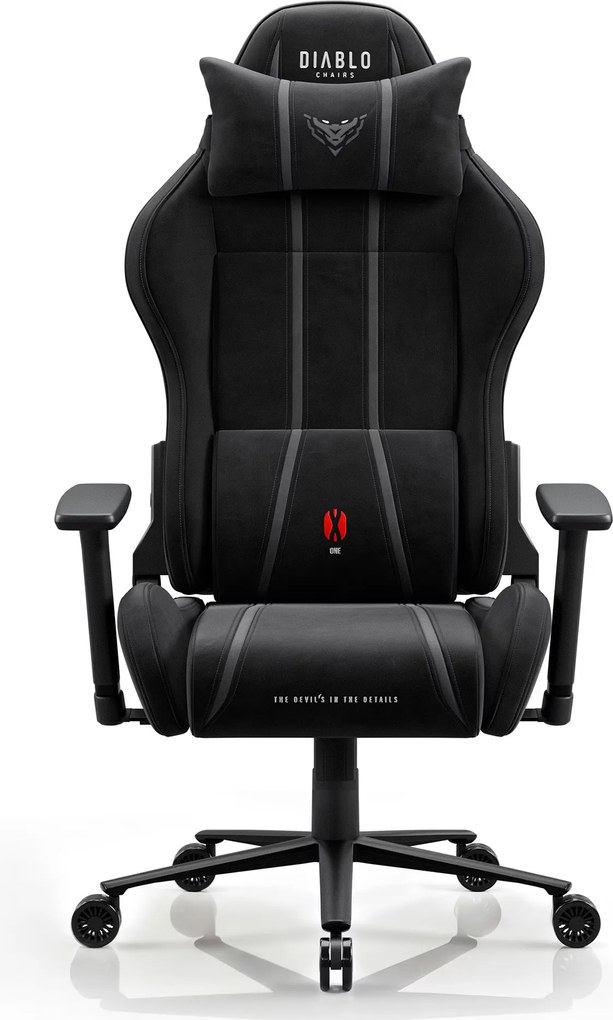 Szövet gamer szék fekete Diablo X-One 2.0 Burned Black King