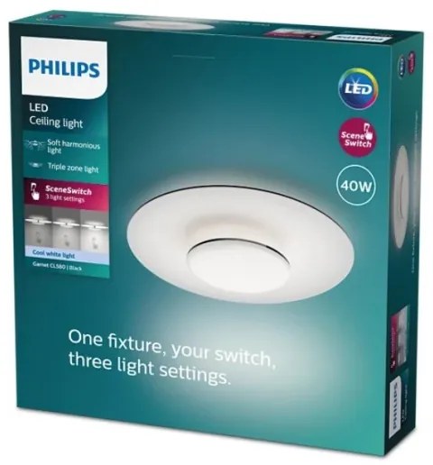 Philips- LED Dimmelhető mennyezeti lámpa GARNET SCENE SWITCH LED/40W/230V 4000K