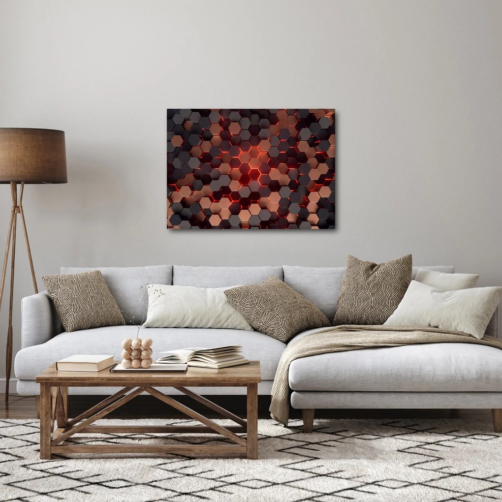 Kép - Futurisztikus absztrakció (70x50 cm)