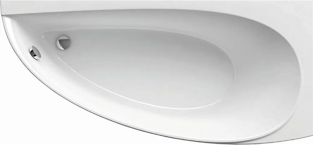 Ravak CH01000000 - Sarokkád AVOCADO 160x75 cm akrilát/fehér