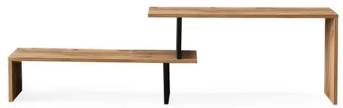 TV állvány OVIT 44x153 cm barna/fekete