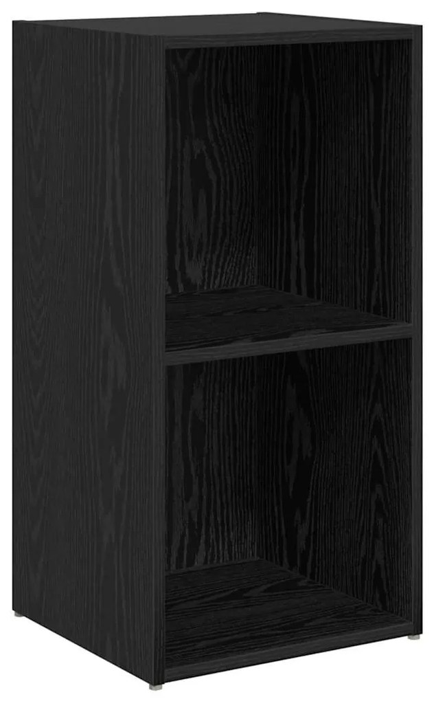 TV Szekrény Szett 6 pcs Fekete tölgy 37 x 35 x 72 cm Faanyag