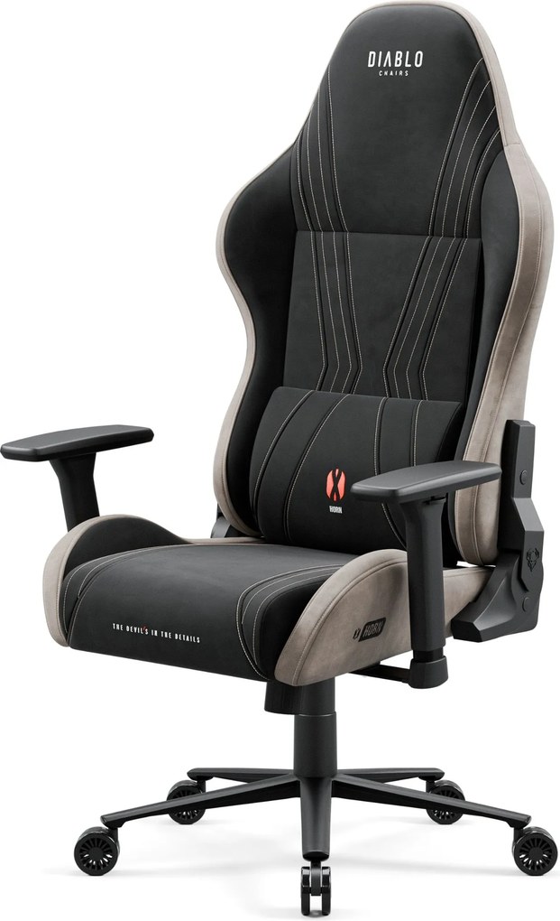 Gamer szék szövet Normal Size, fekete-bézs: Diablo X-Horn 2.0 Camel Black