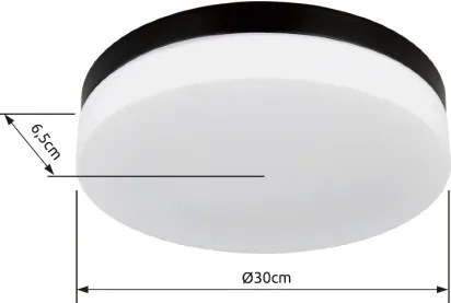 Globo 32113B Kültéri könnyű alumínium fekete matt, üveg fehér, IP44, ø: 300mm, M:65mm, fényforrás nélkül szállítva 3x E27 ILLU 40W 230V