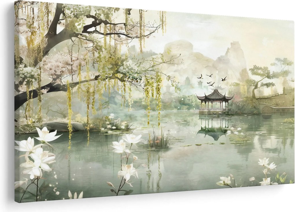 Kép - Kínai tó (90x60 cm)