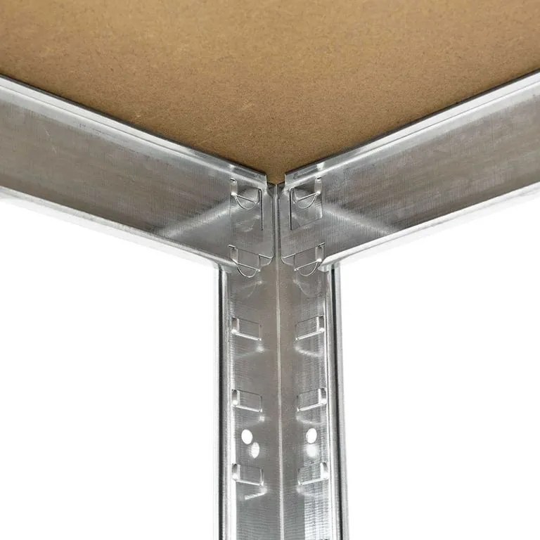 Sarokpolc garázsba 5 polc 180 x 70 x 40–70 cm 875 kg
