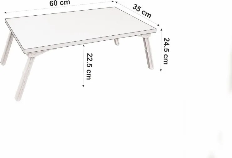 Gusto íróasztal, 60 cm – TR869VEL5503