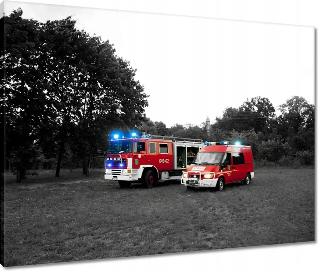 Vászonkép 80x60 Tűzoltóság