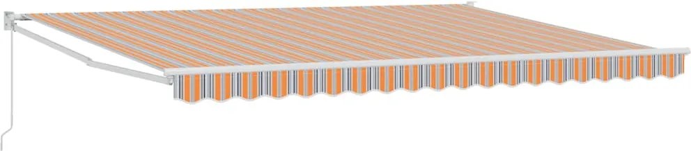 Behúzható napellenző Sokszínű 450 × 300 cm