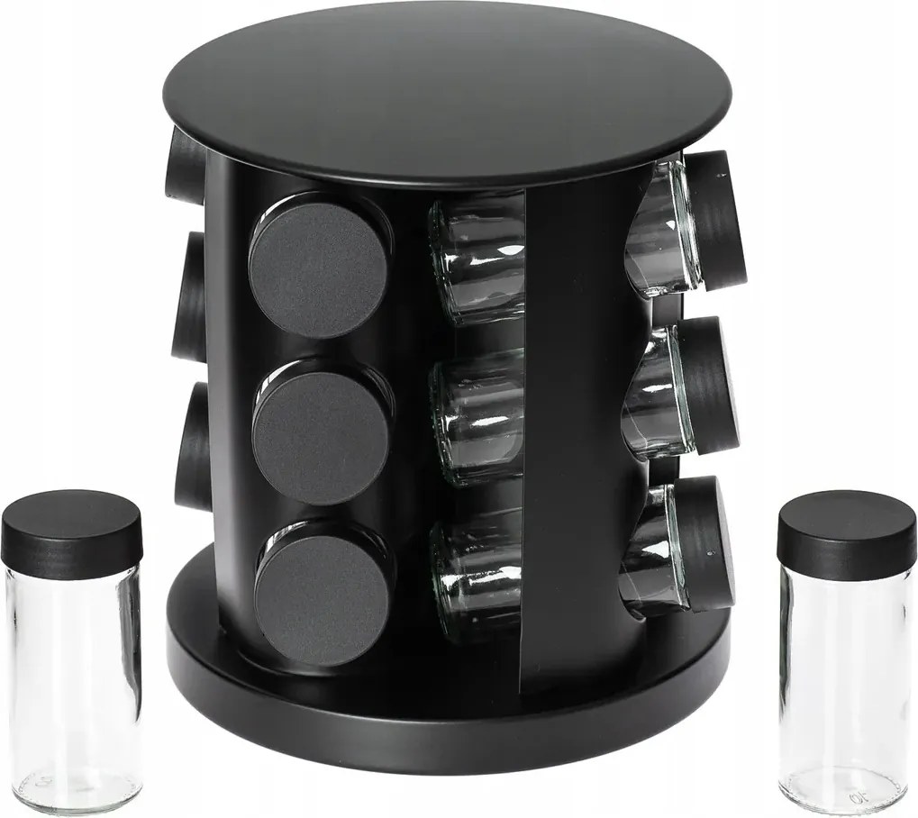 Funkcionális 12 Db-os Forgó Fűszertartó Szett Elitehoff 8103