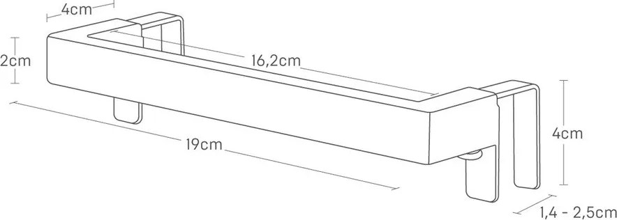 Fehér függő konyharuha tartó Tower – YAMAZAKI