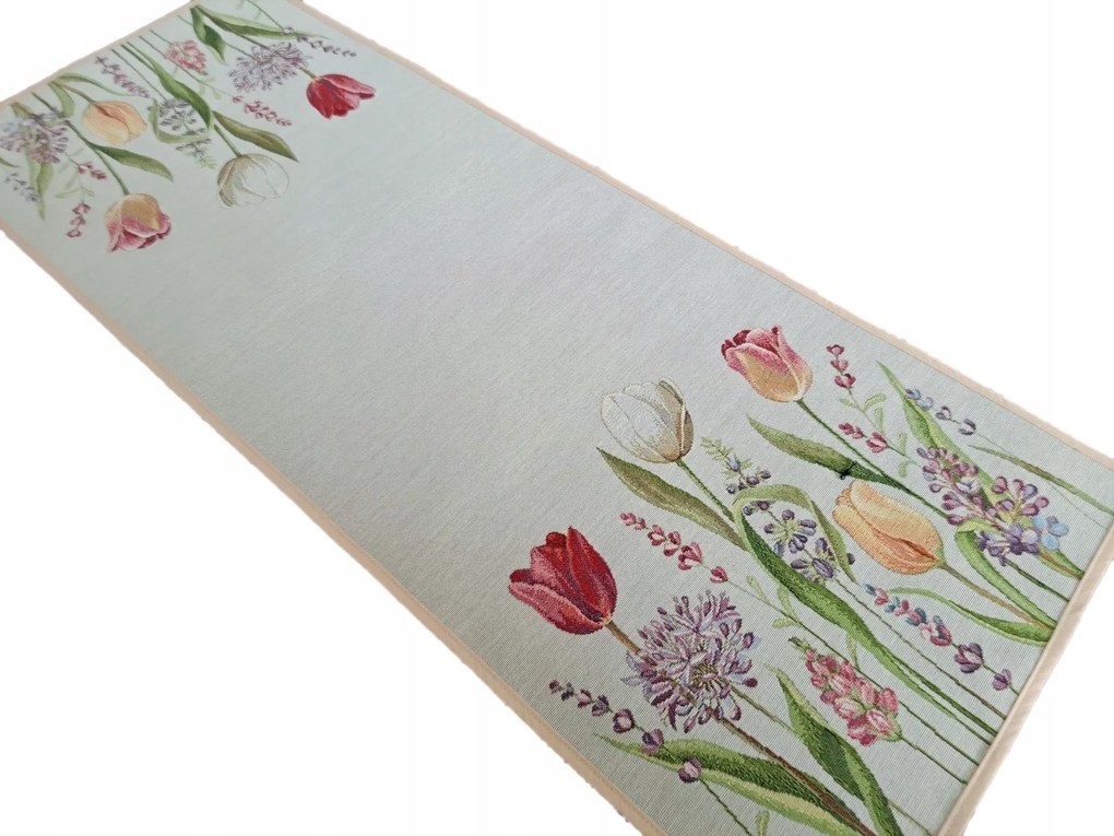 40x100 cm-es futófelület asztalra vagy padra tulipán mintával Különböző virágMINTÁK
