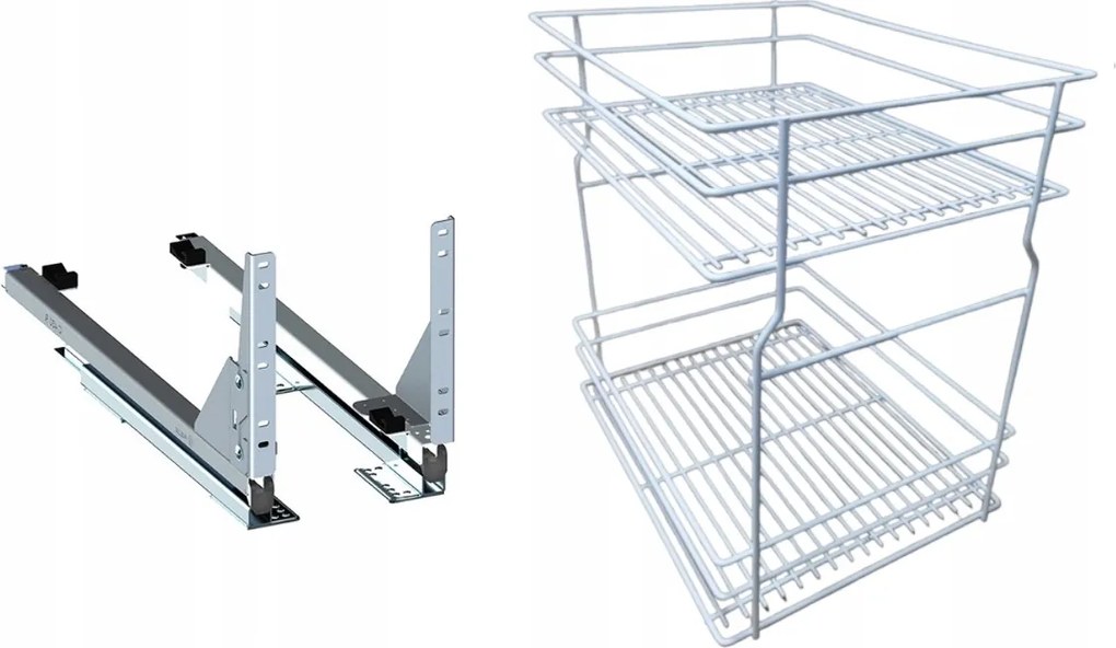 Rejs Asztali Cargo kosár 500 fehér csendes ház