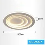 ELDLUX PN-08 Kerek Mennyezeti Lámpa IP20