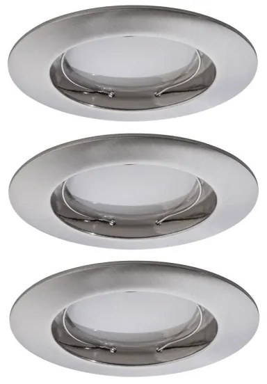 Paulmann 92827 - 3x LED/7W dimmelhető beépíthető COIN lámpa 230V készlet