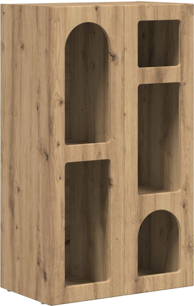 vidaXL Széf Artisan tölgy 59 x 35 x 100,5 cm Faanyag