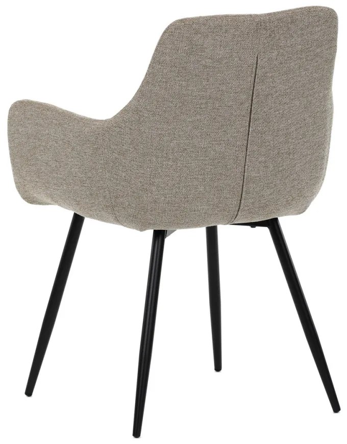Scaun modern în carouri din țesătură Truffle . DCH-226
