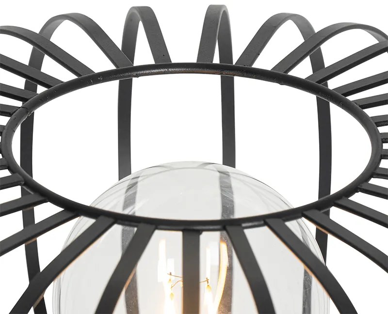 Design állólámpa fekete - Johanna