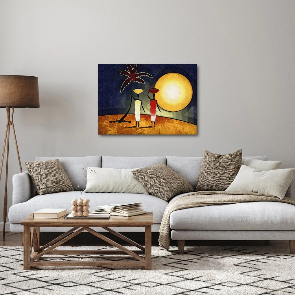 Egy ősi festmény képe (70x50 cm)