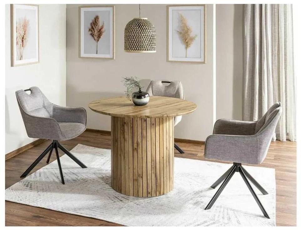 Goras étkezőasztal 100 cm, artisan tölgy