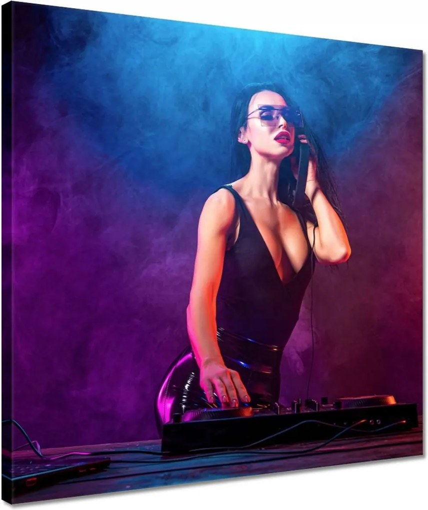 Vászonkép 40x40 Techno Trans Party Djka