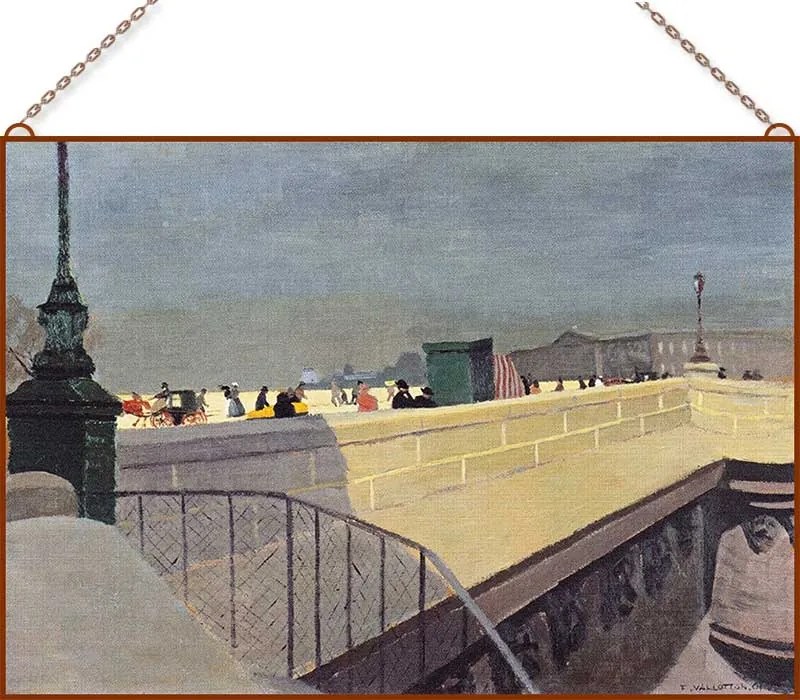Félix Vallotton - Le Pont-Neuf üvegkép, falikép