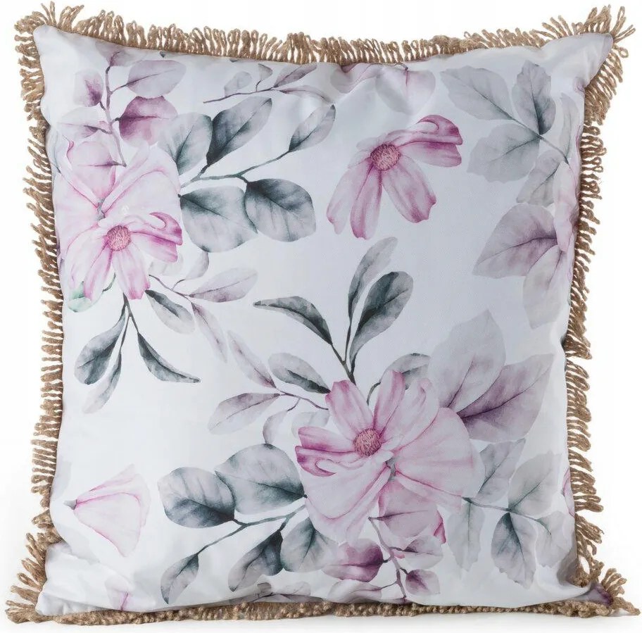 GARDEN/30B vízálló kerti párnahuzat 45x45 cm loft boho virágok