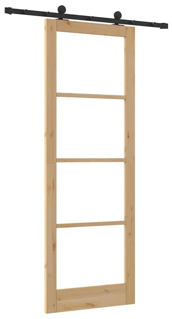 Csúszó Ajtó ORKDAL Barna 83 x 232 cm Fa és fém