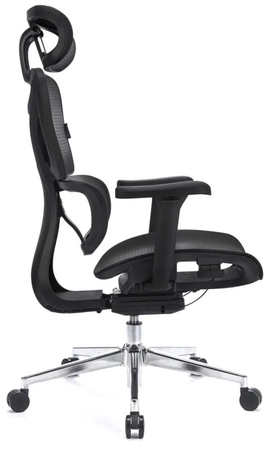 Professzionális irodai szék / forgószék / főnöki szék LVN System Control Pro fekete LV0656