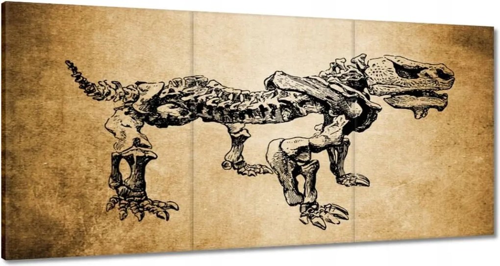 Festmények 120x60 Dinoszaurusz őstörténet Dino