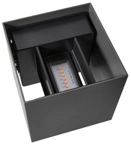 Nordlux - LED kültéri fali lámpatest MILDA LED/4,9W/230V IP44 antracitszürke