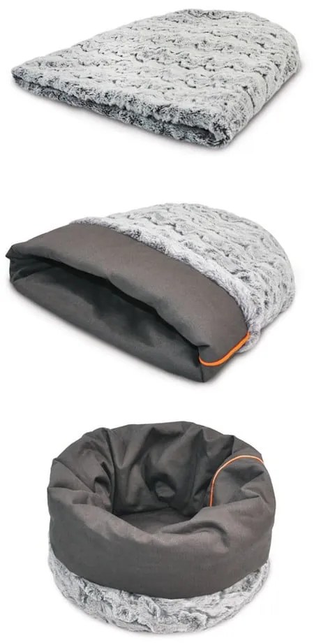 Szürke fekhely kisállatoknak ø 45 cm Snuggle Bed 3in1 Husky Grey L – P.L.A.Y.
