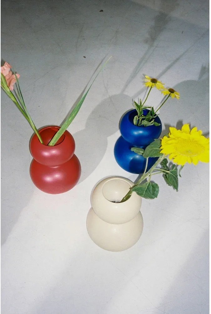 Sötétkék kerámia váza (magasság 36 cm) Tuga – noo.ma