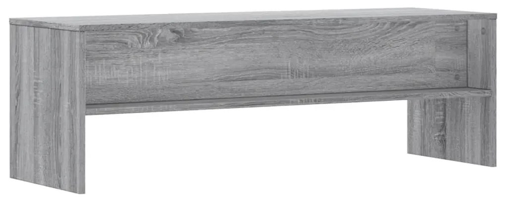 szürke sonoma színű szerelt fa TV-szekrény 120 x 40 x 40 cm