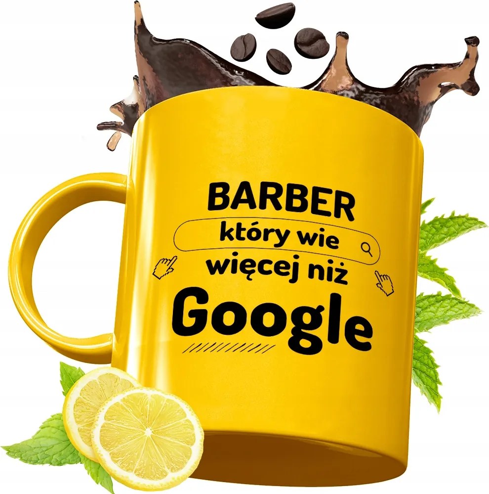 Arany Prémium Bögre Barber Ajándék Nyomtatott Fotóval