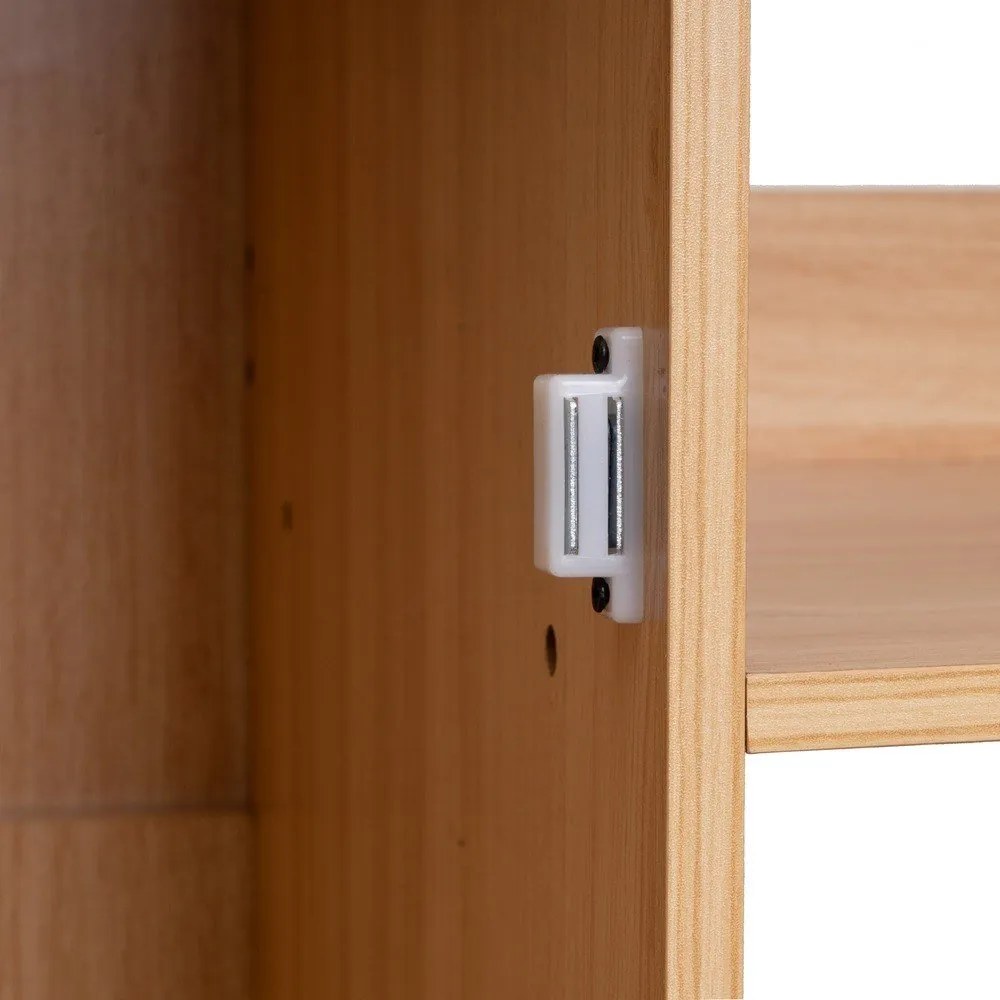 Natúr színű nyitott ruhásszekrény 100x190x48 cm Armarios – Casa Selección