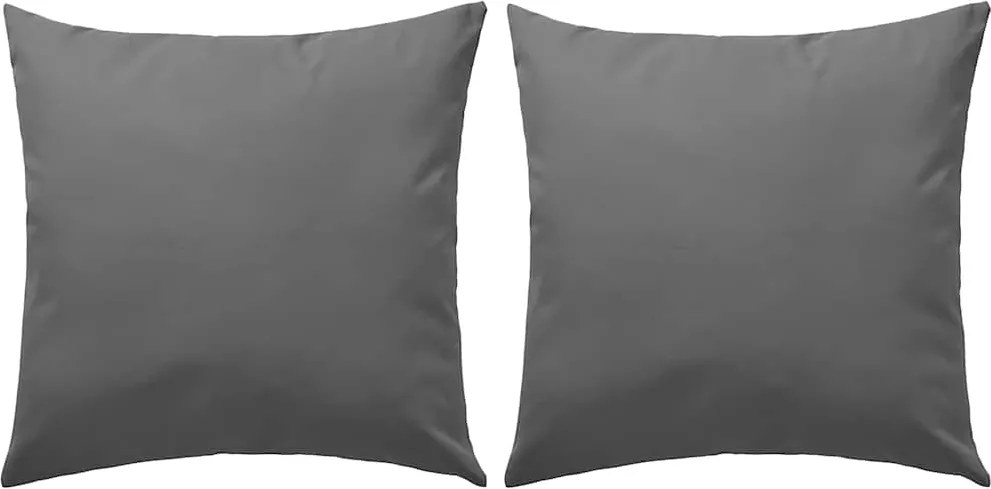 vidaXL 2 db szürke kültéri párna 45 x 45 cm